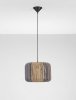 Lampa wisząca sznurkowa pleciona owalna boho rystykalna industrialna nad stół do salonu sypialni BELUNCA LE45351 Luces Exclusivas